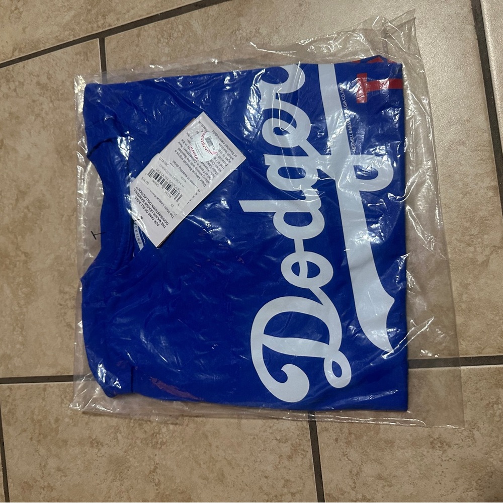 Mitchell & Ness Dodgers Shirt Size Medium